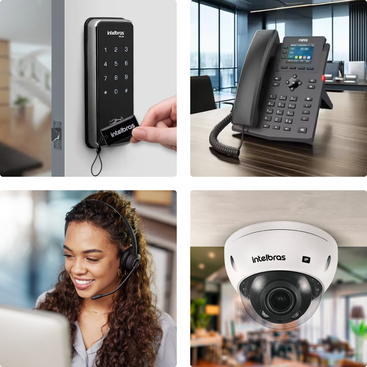 Soluções Intelbras para segurança eletrônica